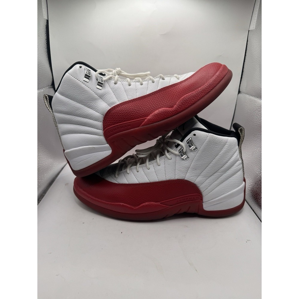 Nike Air Jordan Retro 12 Cherry 2023 White Red CT8013-116 Mens 11.5 No Box